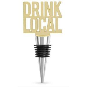NWB DRINK LOCAL WINE STOPPER